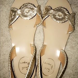 Liliana Jack Roger Sandals in Gold